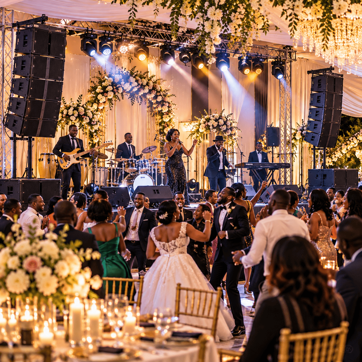 Wedding PA system and entertainment